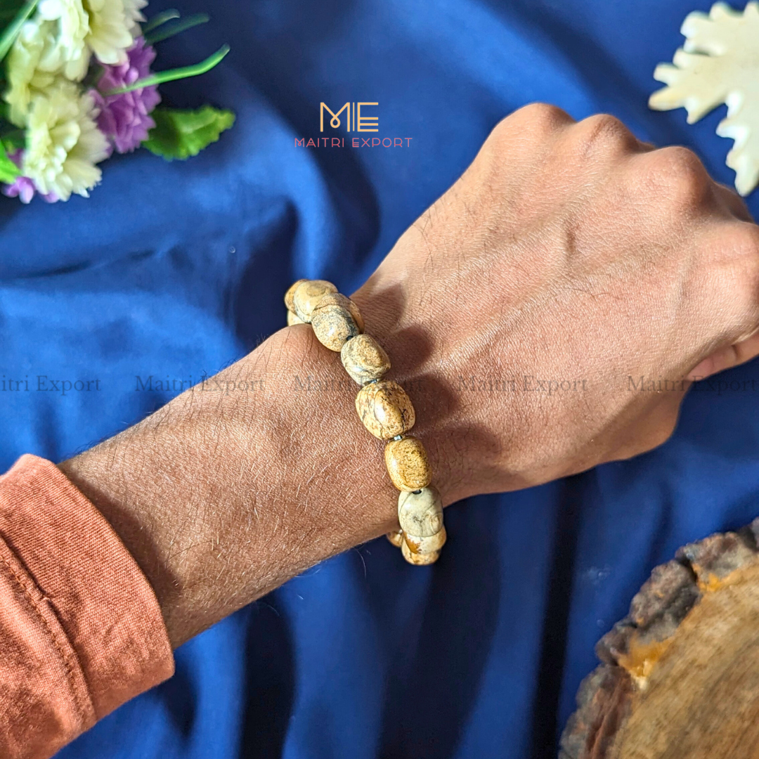 Small Tumble Crystal Beads Bracelet-Maitri Export | Crystals Store