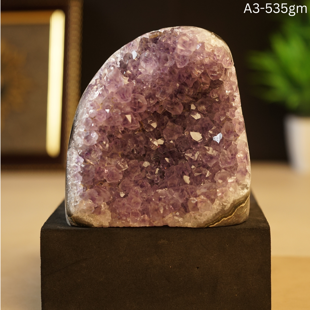 Amethyst Geode-3 - 535 gm-Maitri Export | Crystals Store