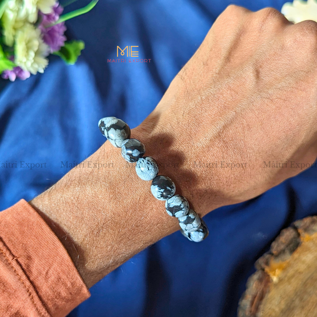 Small Tumble Crystal Beads Bracelet-Maitri Export | Crystals Store