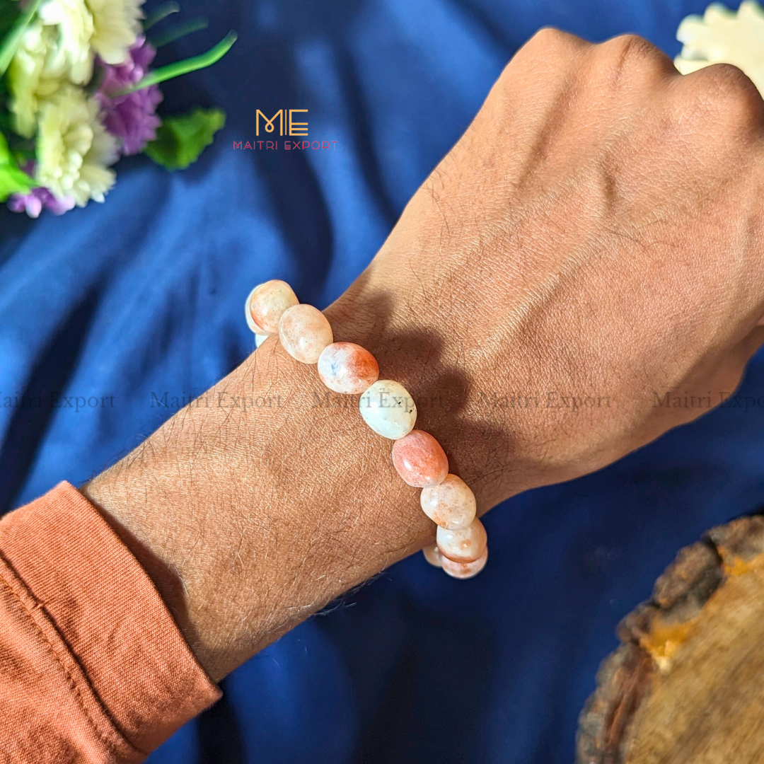 Small Tumble Crystal Beads Bracelet-Maitri Export | Crystals Store