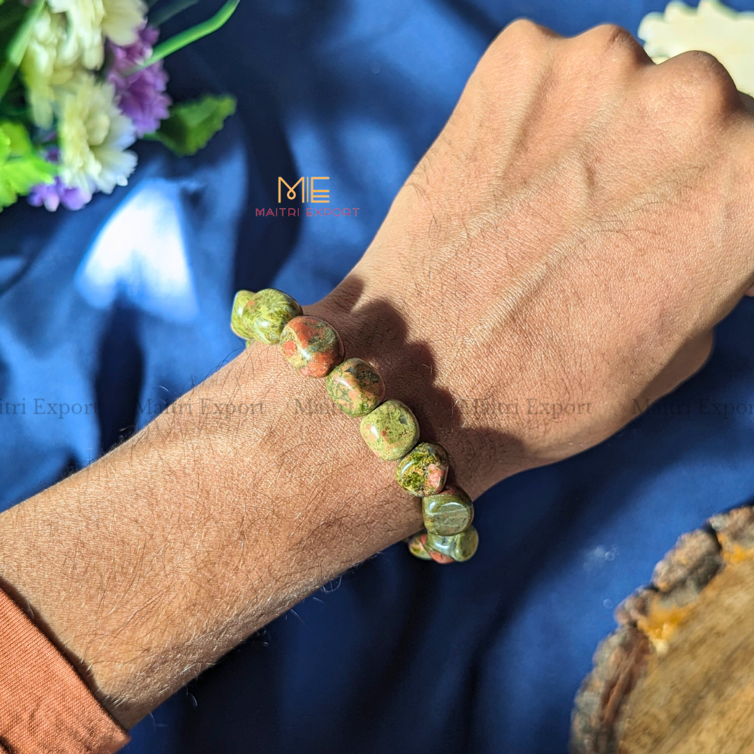 Small Tumble Crystal Beads Bracelet-Maitri Export | Crystals Store