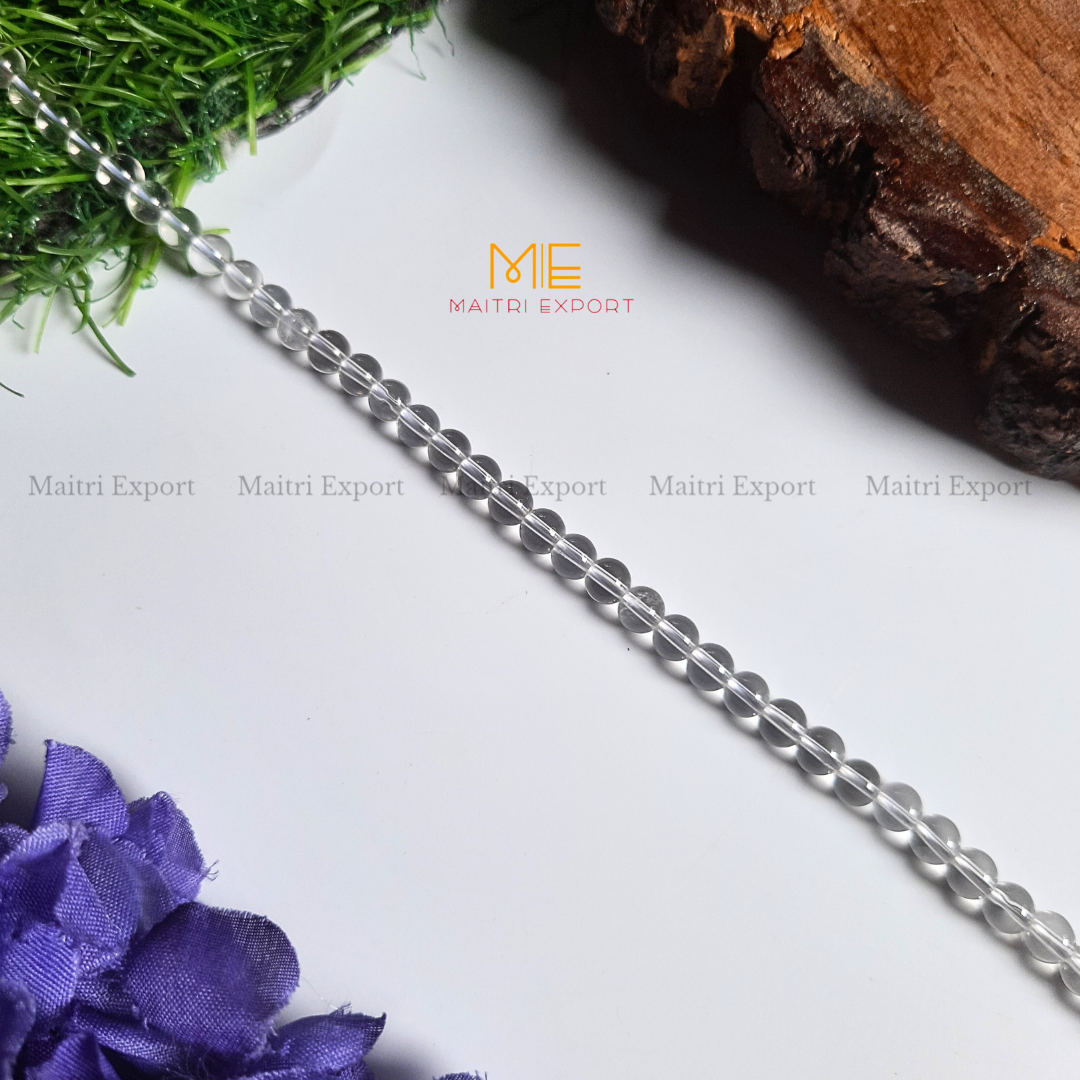 6mm loose round crystal beads strand / line-Maitri Export | Crystals Store