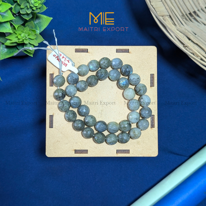 Loose 10mm Crystal Beads Faceted / Diamond cut Line for Bracelets / Jewellery-Labradorite-Maitri Export | Crystals Store