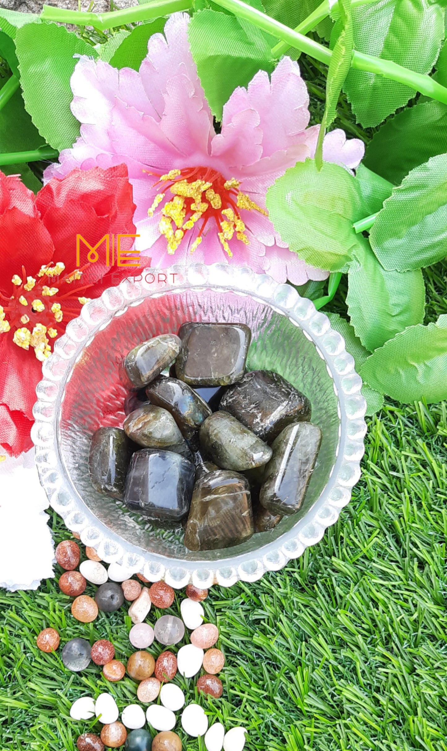 Labradorite Natural Crystal Healing Stone Tumble / Pocket Stone-Maitri Export | Crystals Store