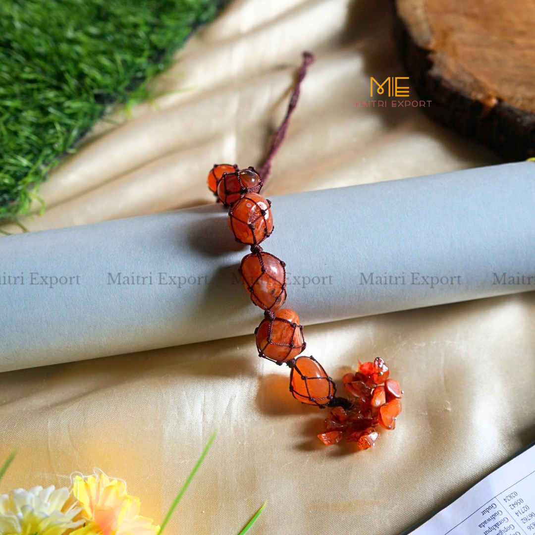 Natural Healing Crystal Stone Tumble Stone with Chips Hanger-Maitri Export | Crystals Store