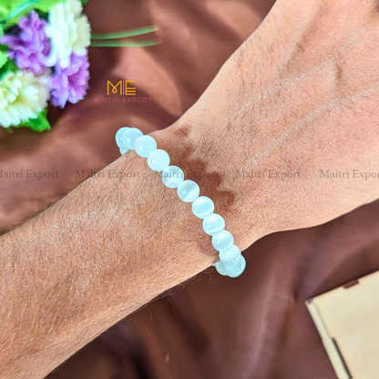Selenite ( duplicate ) Crystal Healing Bracelet-Maitri Export | Crystals Store