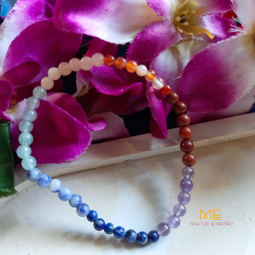 7 chakra bracelet-Maitri Export | Crystals Store