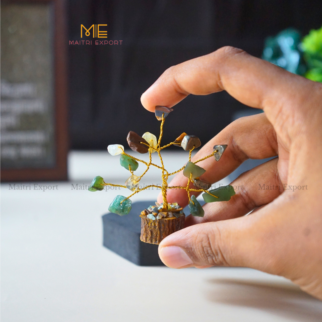 Mini tree ( 15 beads )-Money Magnet-Maitri Export | Crystals Store