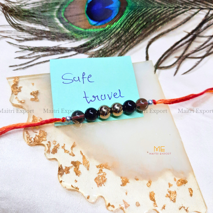 Natural crystal stone purposed rakhi-Maitri Export | Crystals Store