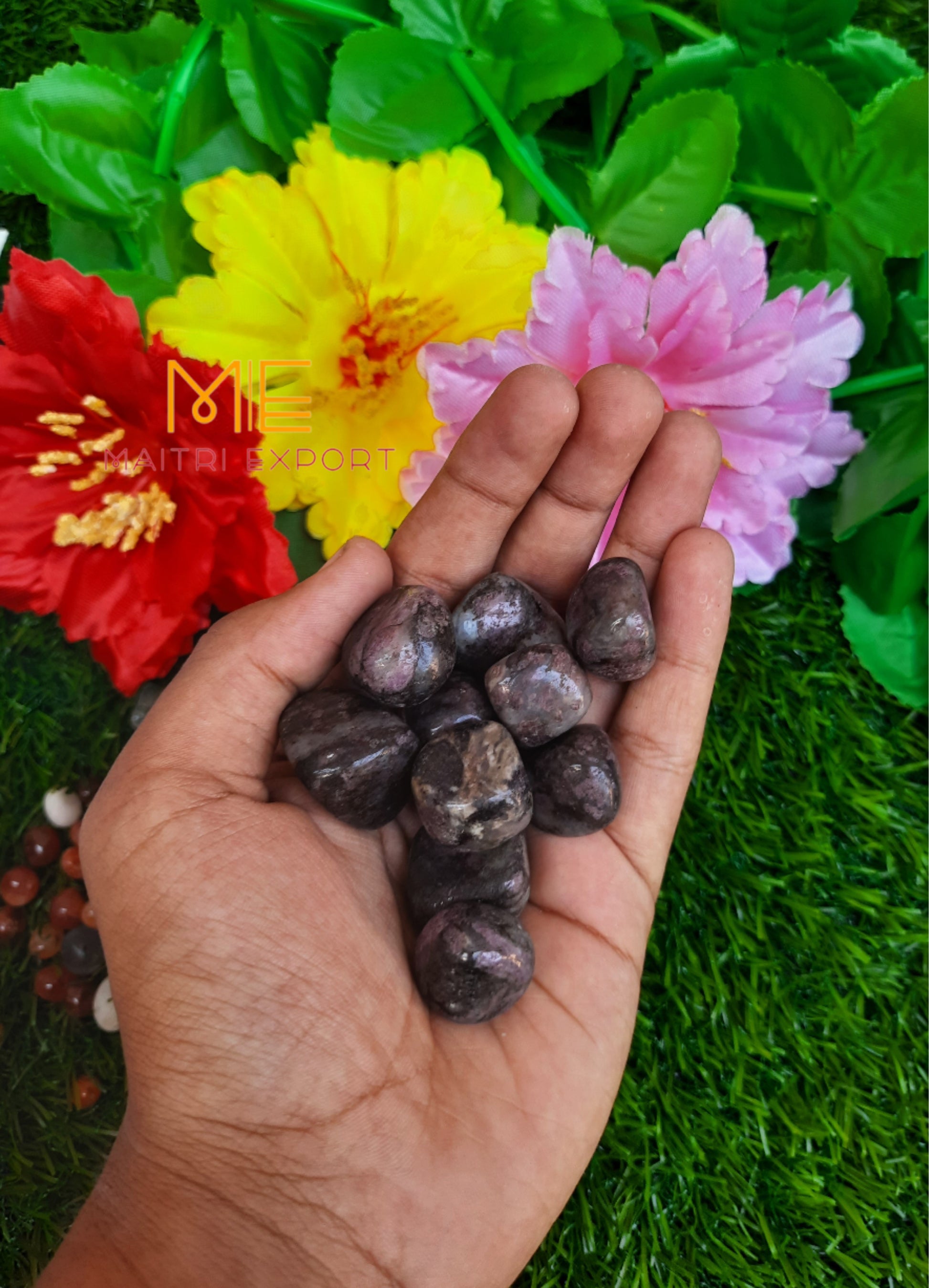 Ruby Fuchsite Natural Crystal Healing Stone Tumble / Pocket Stone-Maitri Export | Crystals Store