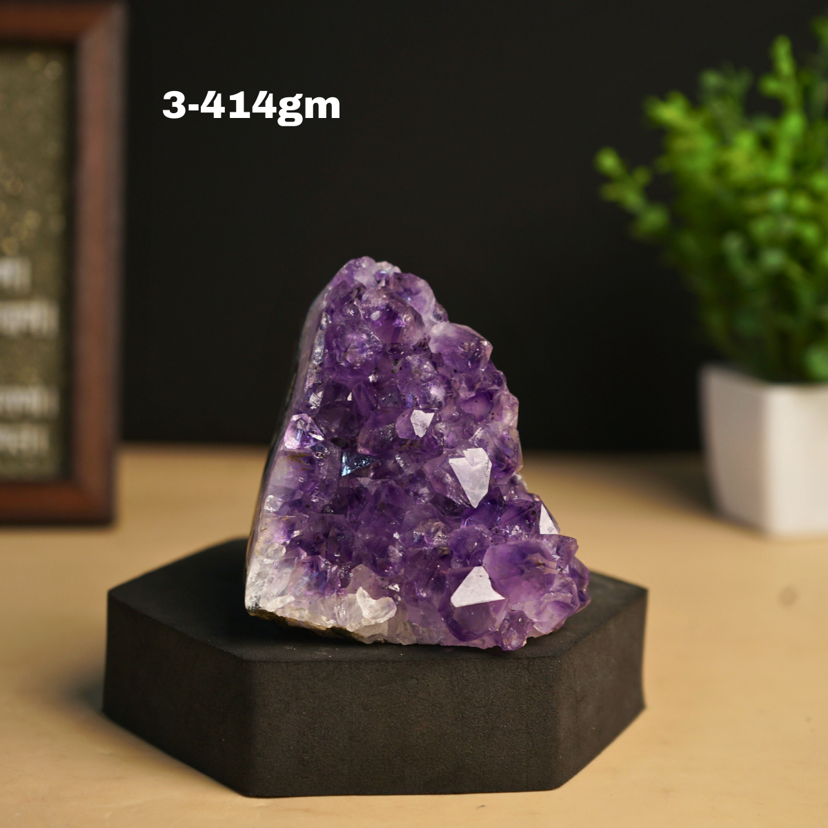 Amethyst mini / small geode-3 - 414gm-Maitri Export | Crystals Store