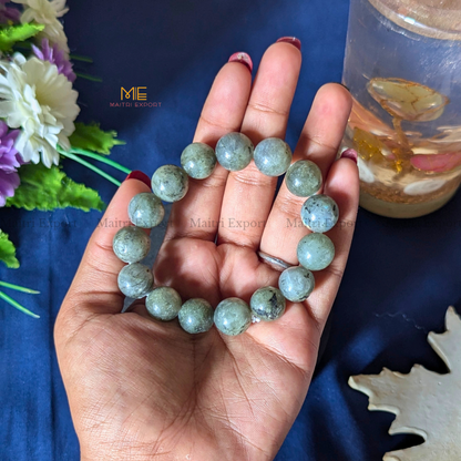 Natural Crystal Healing Stone 12mm Bracelet-Labradorite-Maitri Export | Crystals Store