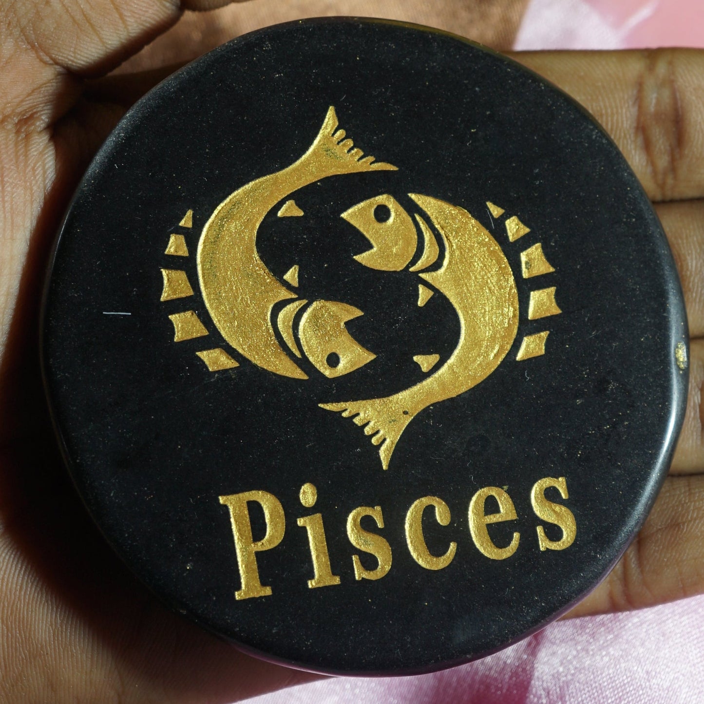 Black 3 Inch Carving Plate