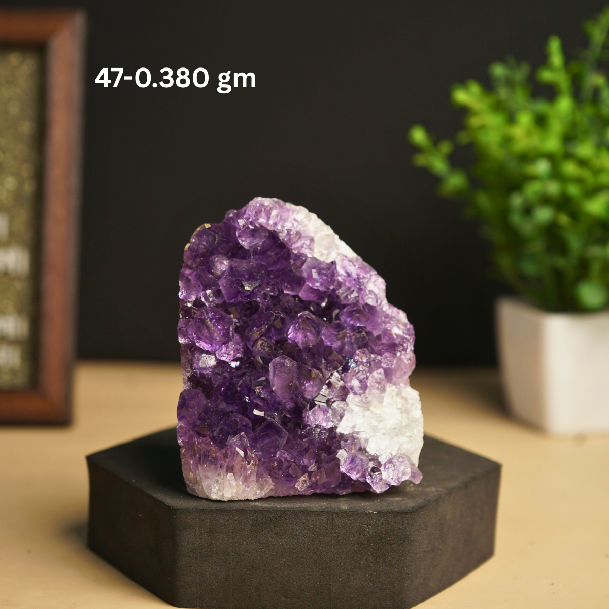 Amethyst mini / small geode-47 -380gm-Maitri Export | Crystals Store