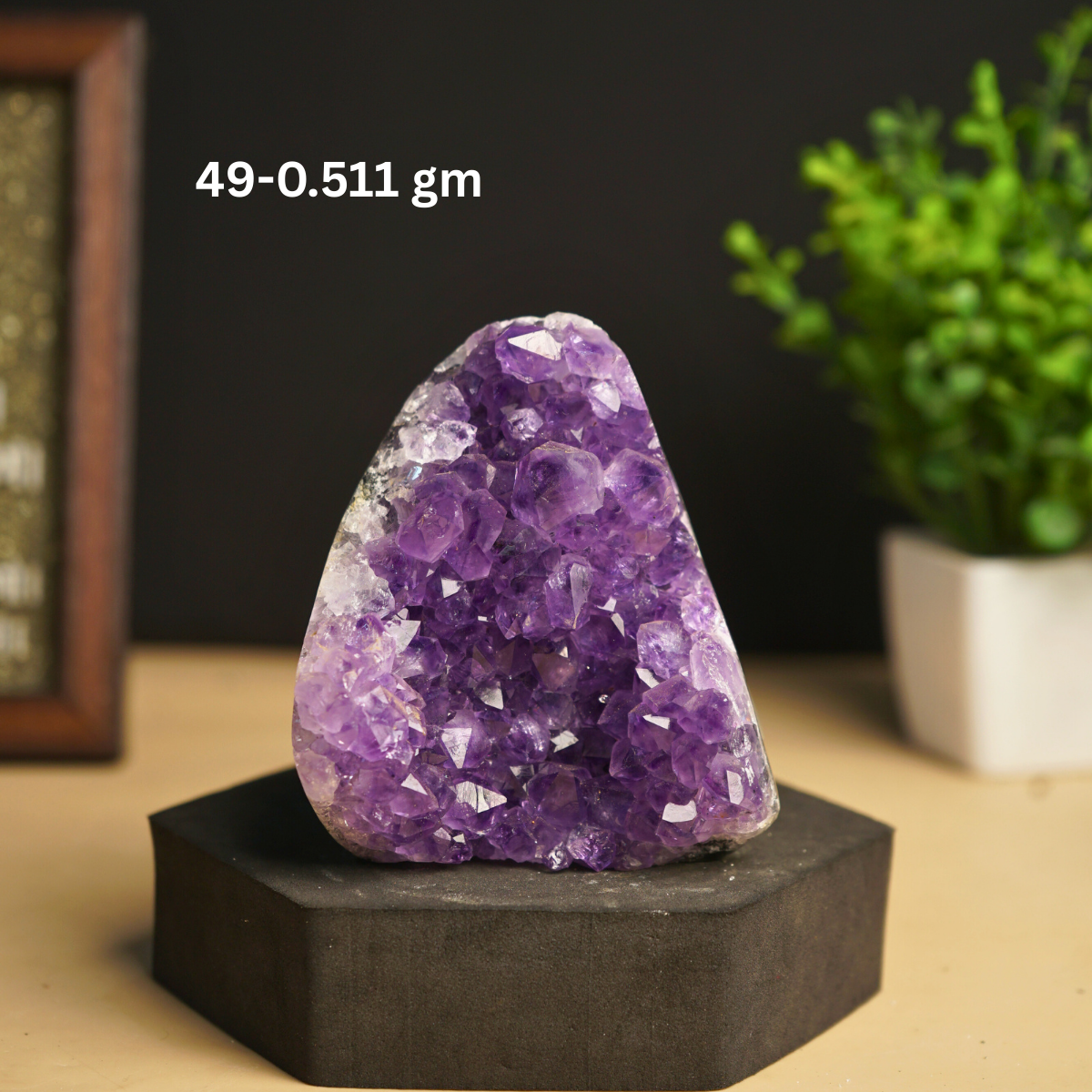 Amethyst mini / small geode-49 -511gm-Maitri Export | Crystals Store