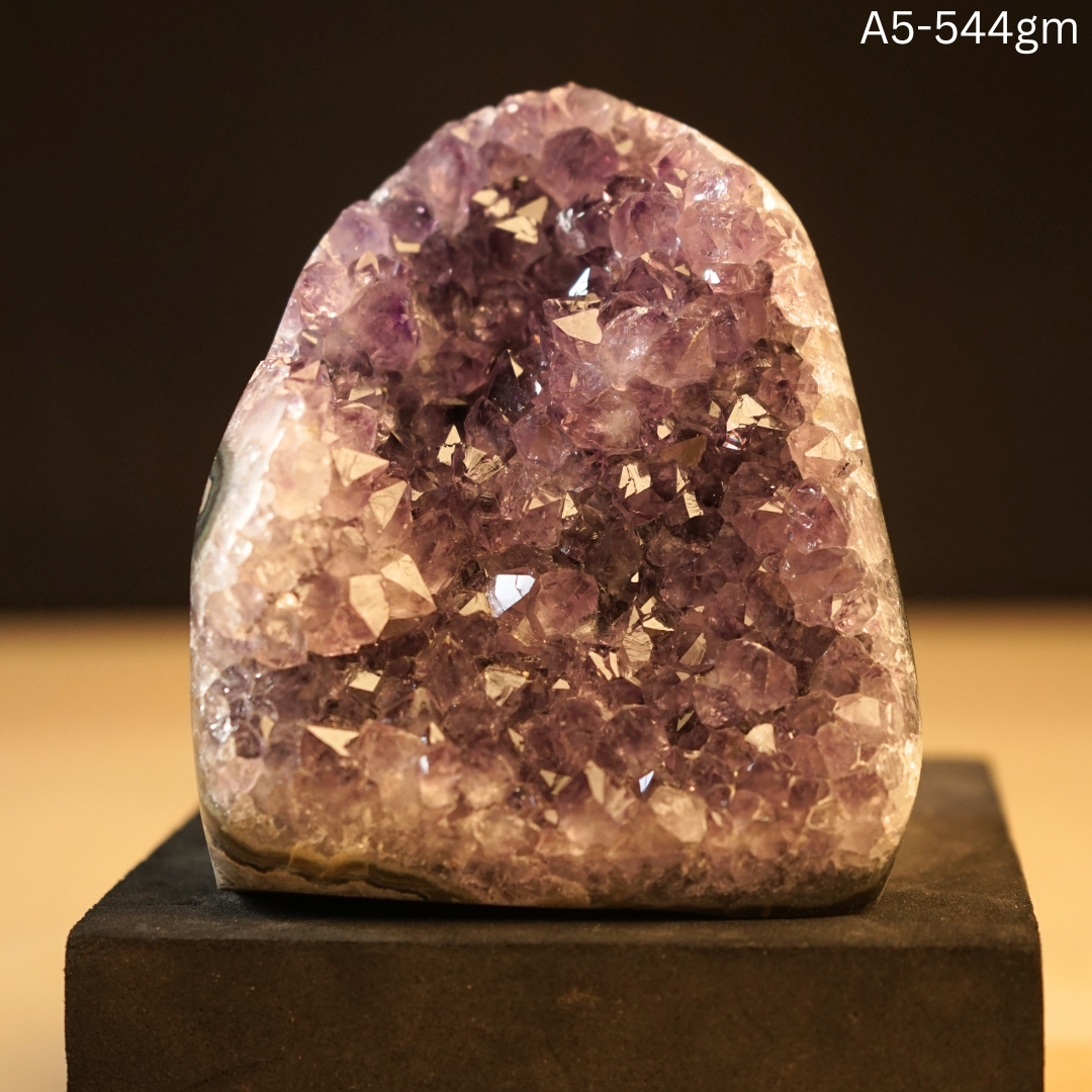 Amethyst Geode-5 - 544 gm-Maitri Export | Crystals Store