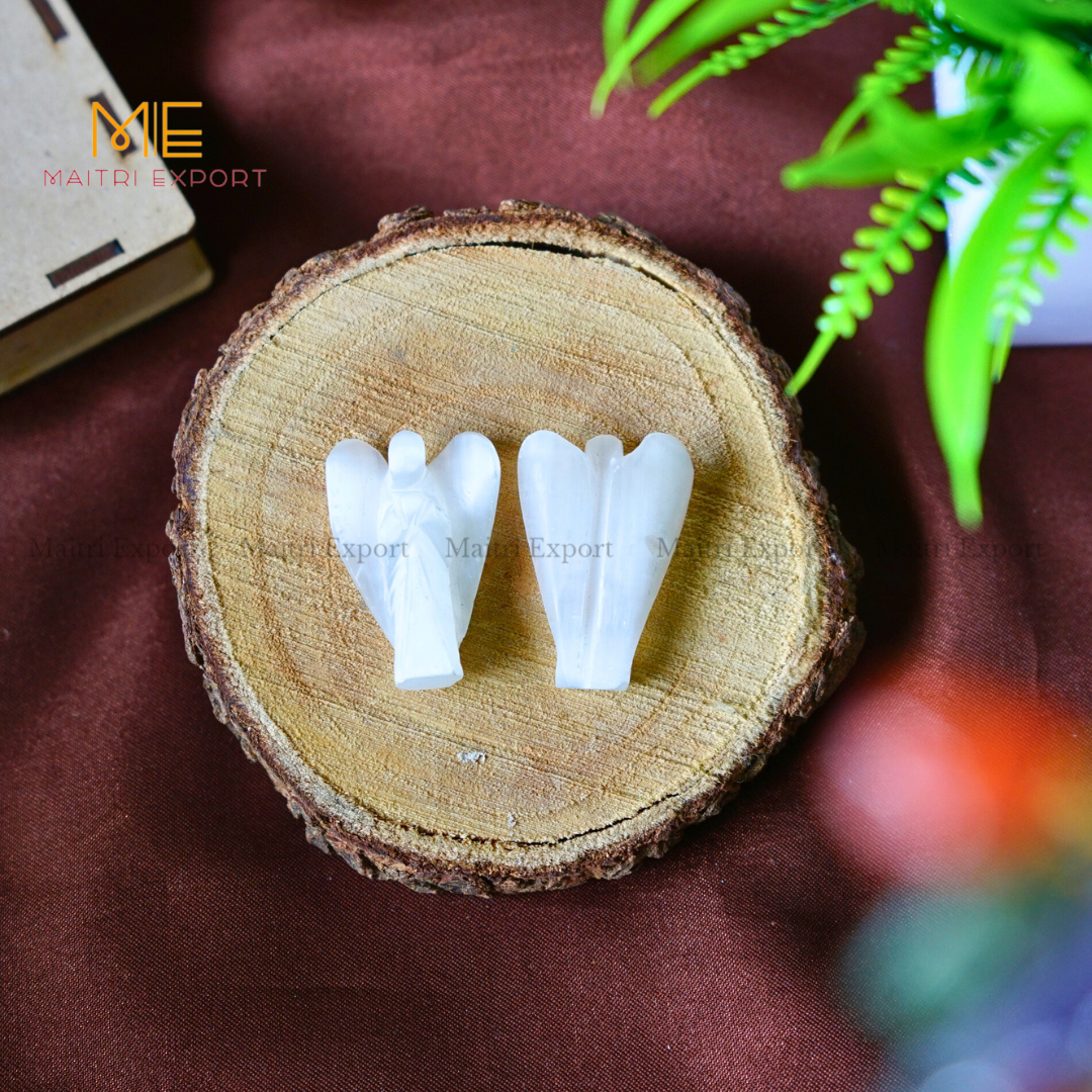 Natural Crystal Stone 1 Inch Angel-Maitri Export | Crystals Store