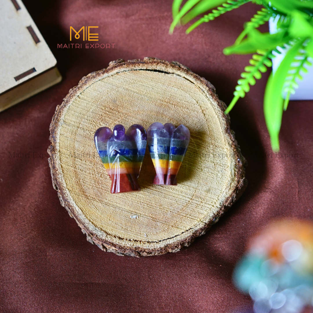 Natural Crystal Stone 1 Inch Angel-Maitri Export | Crystals Store