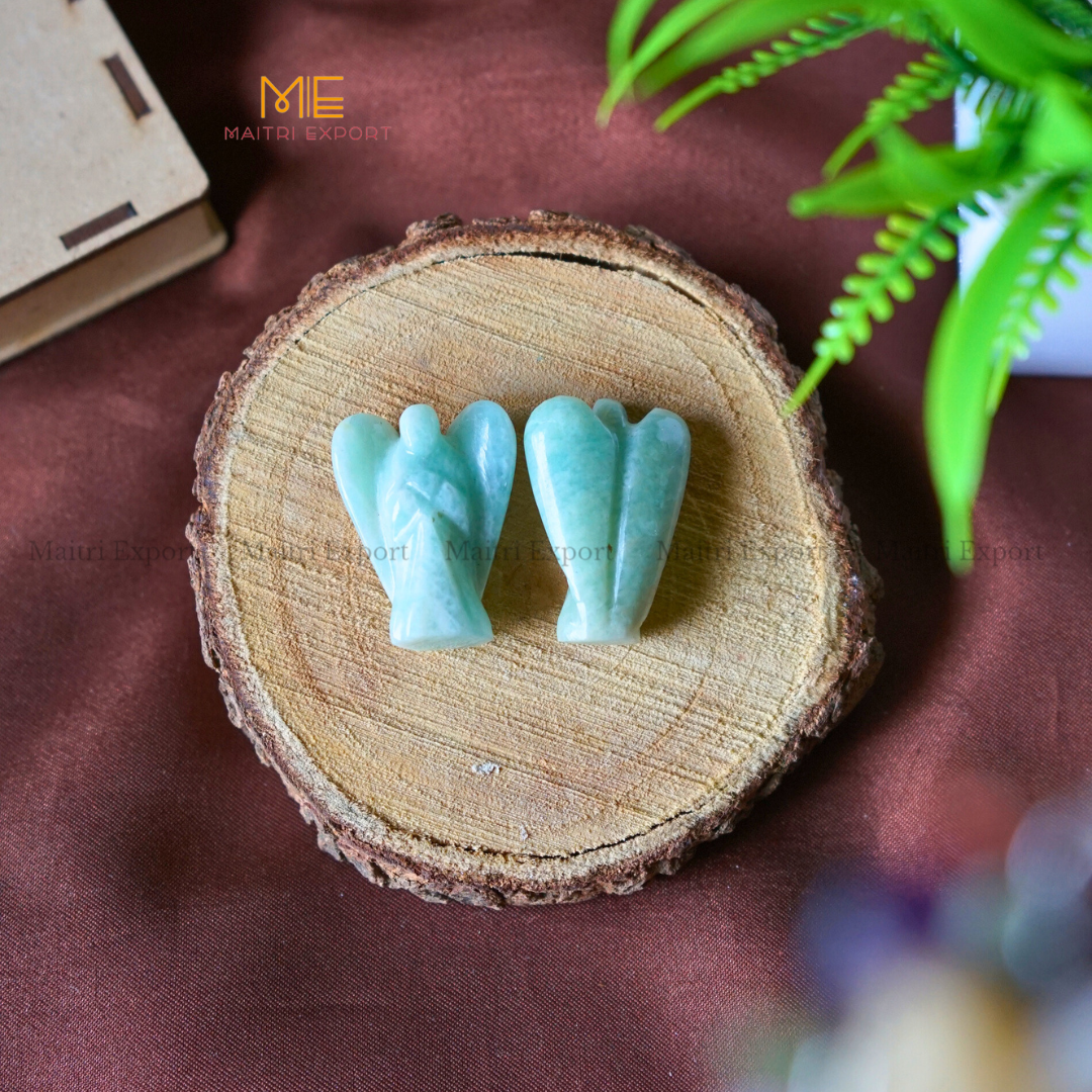 Natural Crystal Stone 1 Inch Angel-Amazonite-Maitri Export | Crystals Store