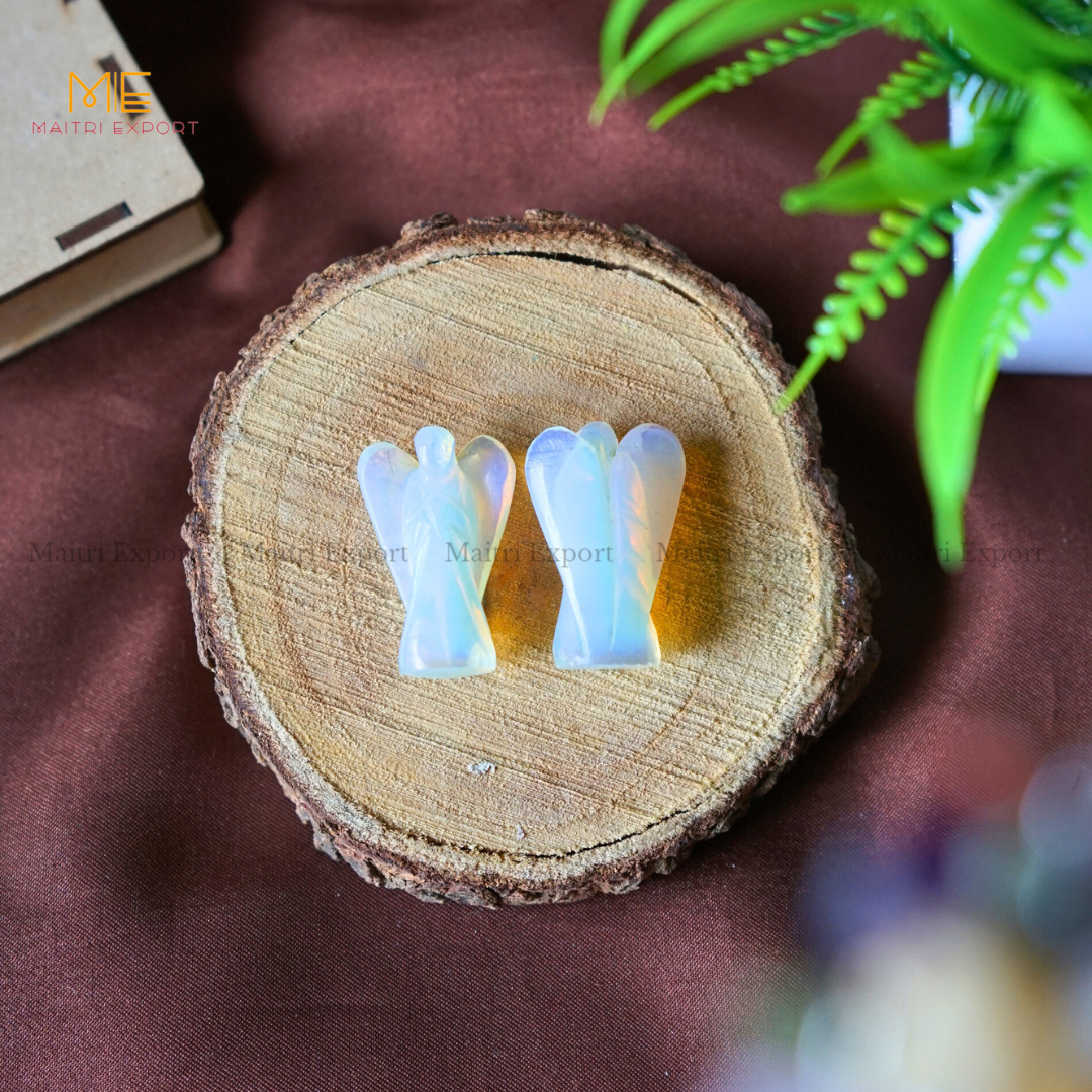 Natural Crystal Stone 1 Inch Angel-Maitri Export | Crystals Store