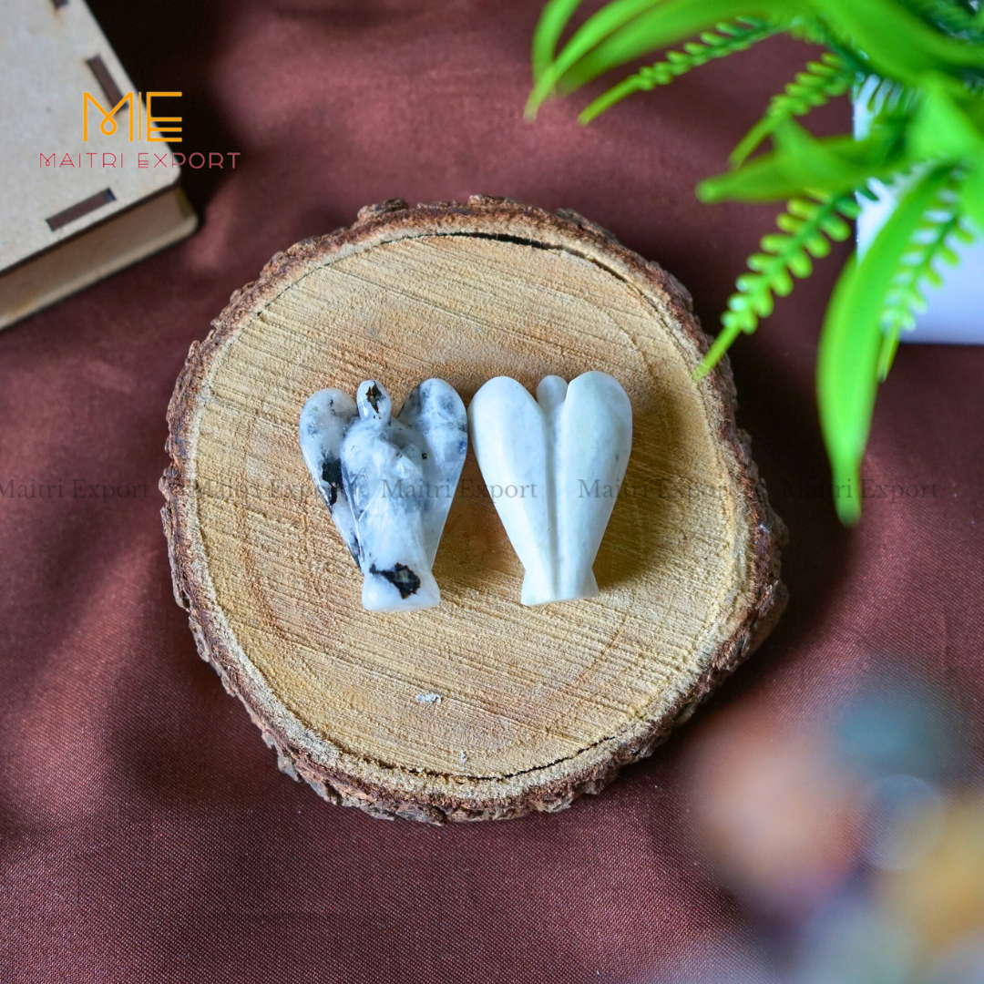 Natural Crystal Stone 1 Inch Angel-Maitri Export | Crystals Store