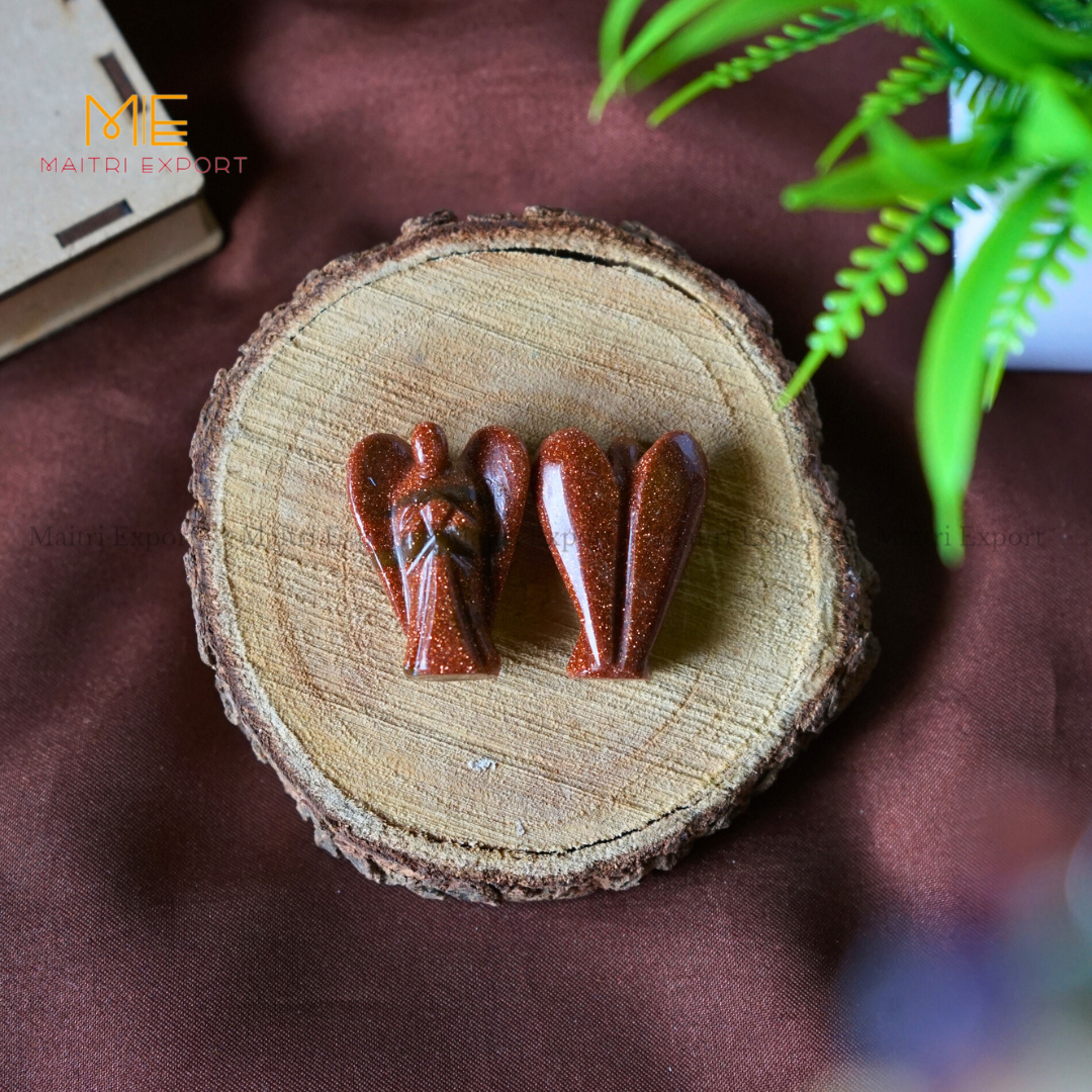 Natural Crystal Stone 1 Inch Angel-Maitri Export | Crystals Store