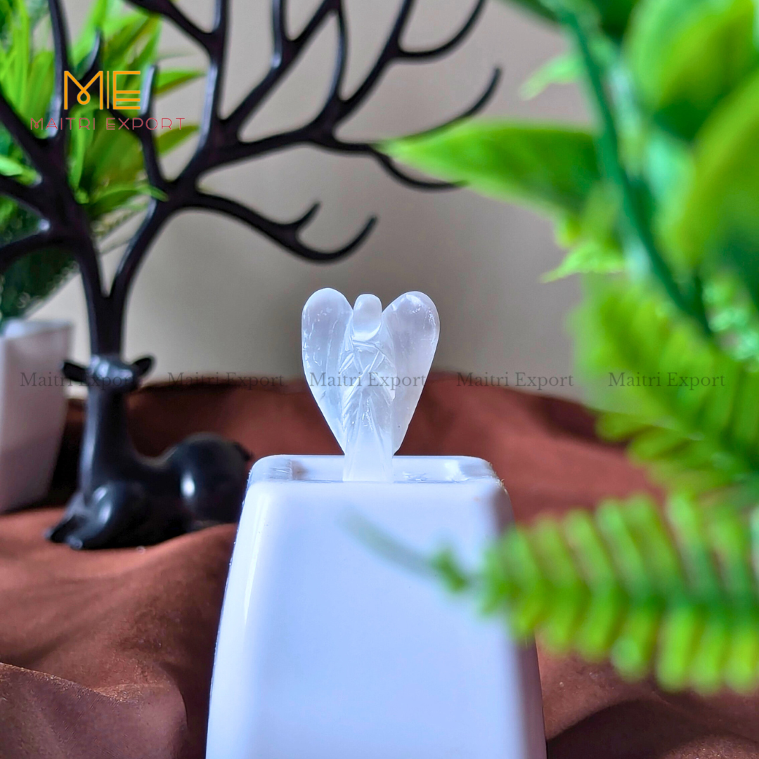 Natural Crystal Stone 1 Inch Angel-Selenite-Maitri Export | Crystals Store