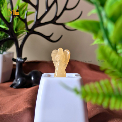 Natural Crystal Stone 1 Inch Angel-Golden Quartz-Maitri Export | Crystals Store