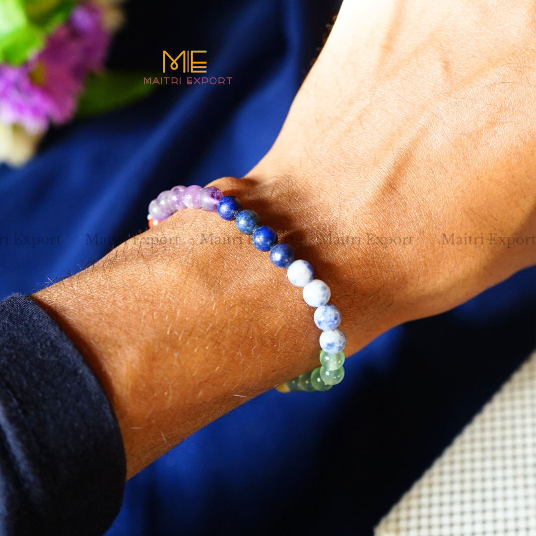 7 chakra bracelet-Maitri Export | Crystals Store