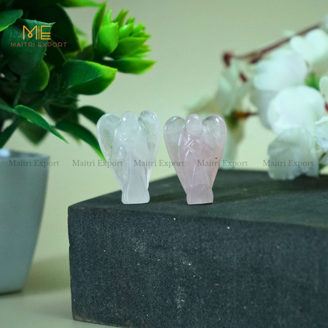 Natural Crystal Stone 1 Inch Angel-Maitri Export | Crystals Store