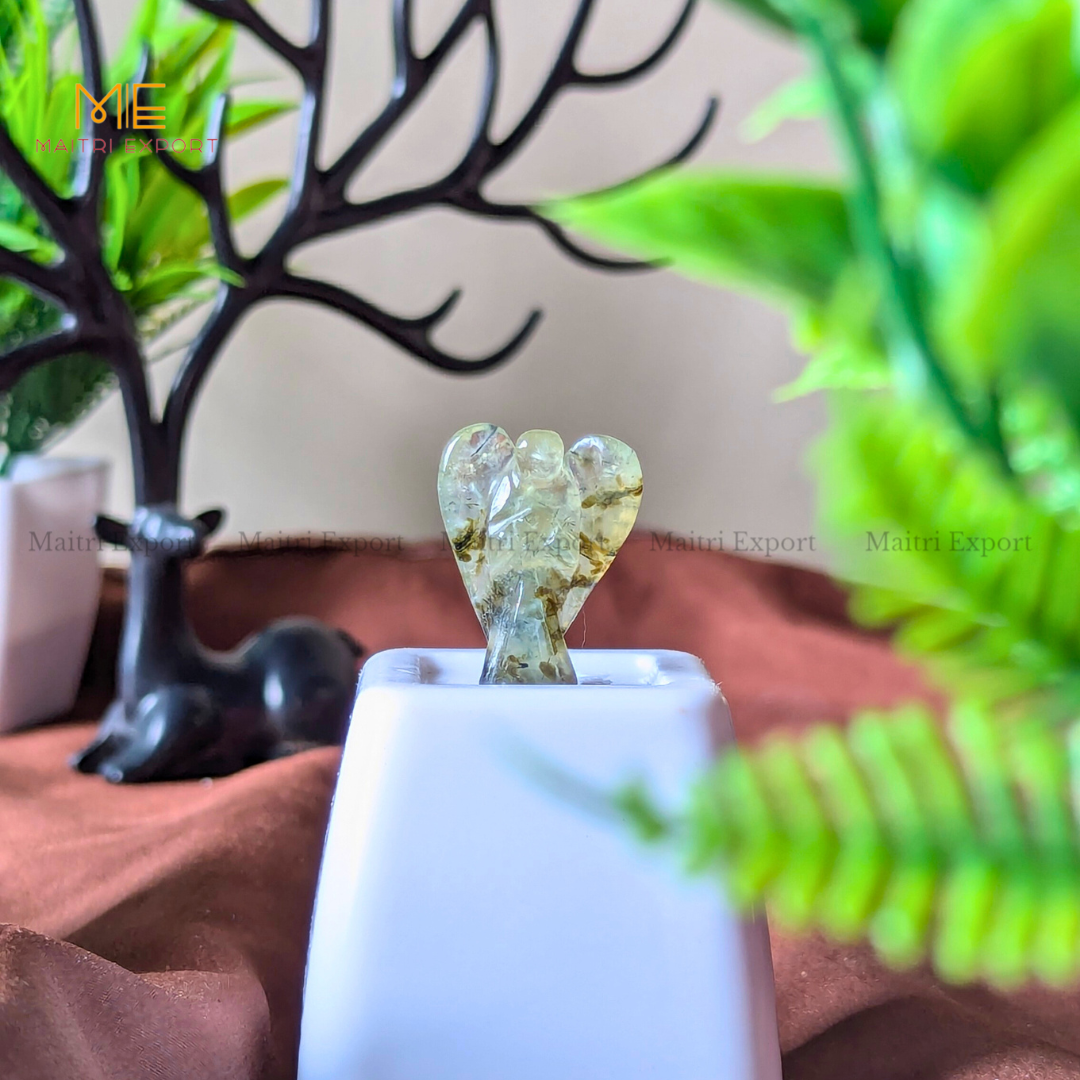 Natural Crystal Stone 1 Inch Angel-Prehnite-Maitri Export | Crystals Store