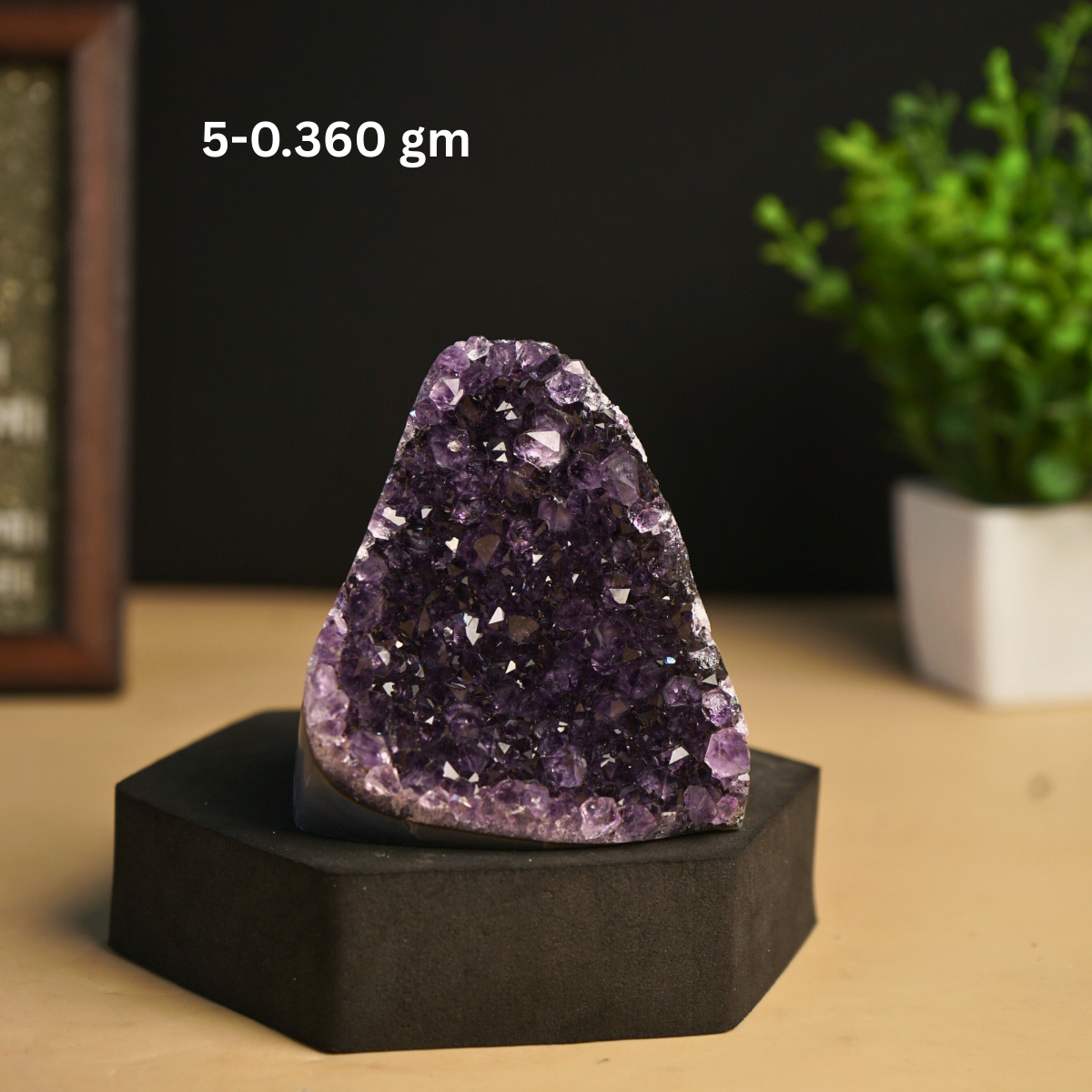 Amethyst mini / small geode-5 - 360gm-Maitri Export | Crystals Store