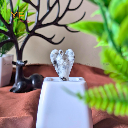 Natural Crystal Stone 1 Inch Angel-Rainbow Moonstone-Maitri Export | Crystals Store