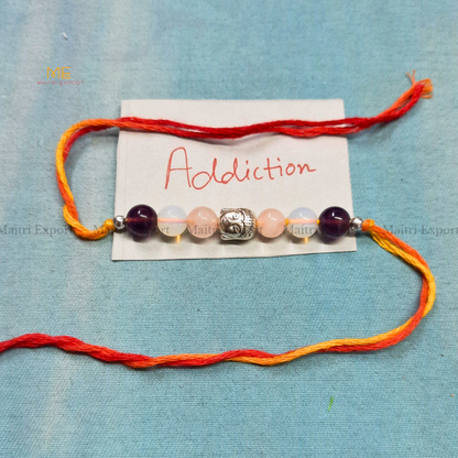 Natural crystal stone purposed rakhi-Maitri Export | Crystals Store