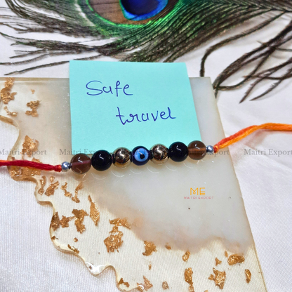 Natural crystal stone purposed rakhi-Maitri Export | Crystals Store