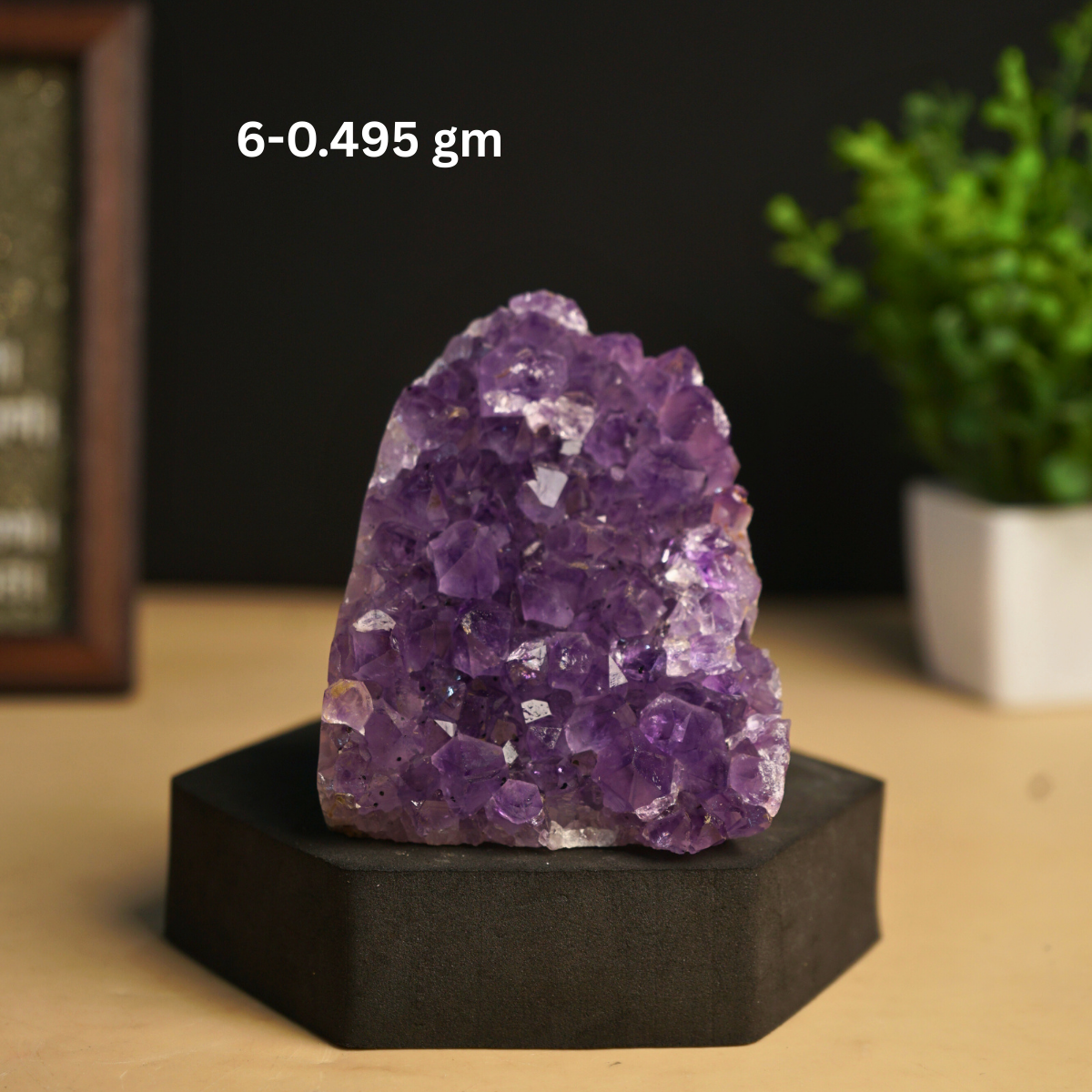 Amethyst mini / small geode-6 - 495gm-Maitri Export | Crystals Store