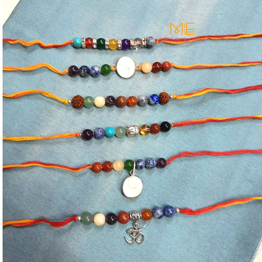 7 chakra rakhis-Maitri Export | Crystals Store