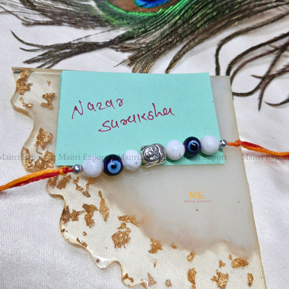 Natural crystal stone purposed rakhi-Maitri Export | Crystals Store
