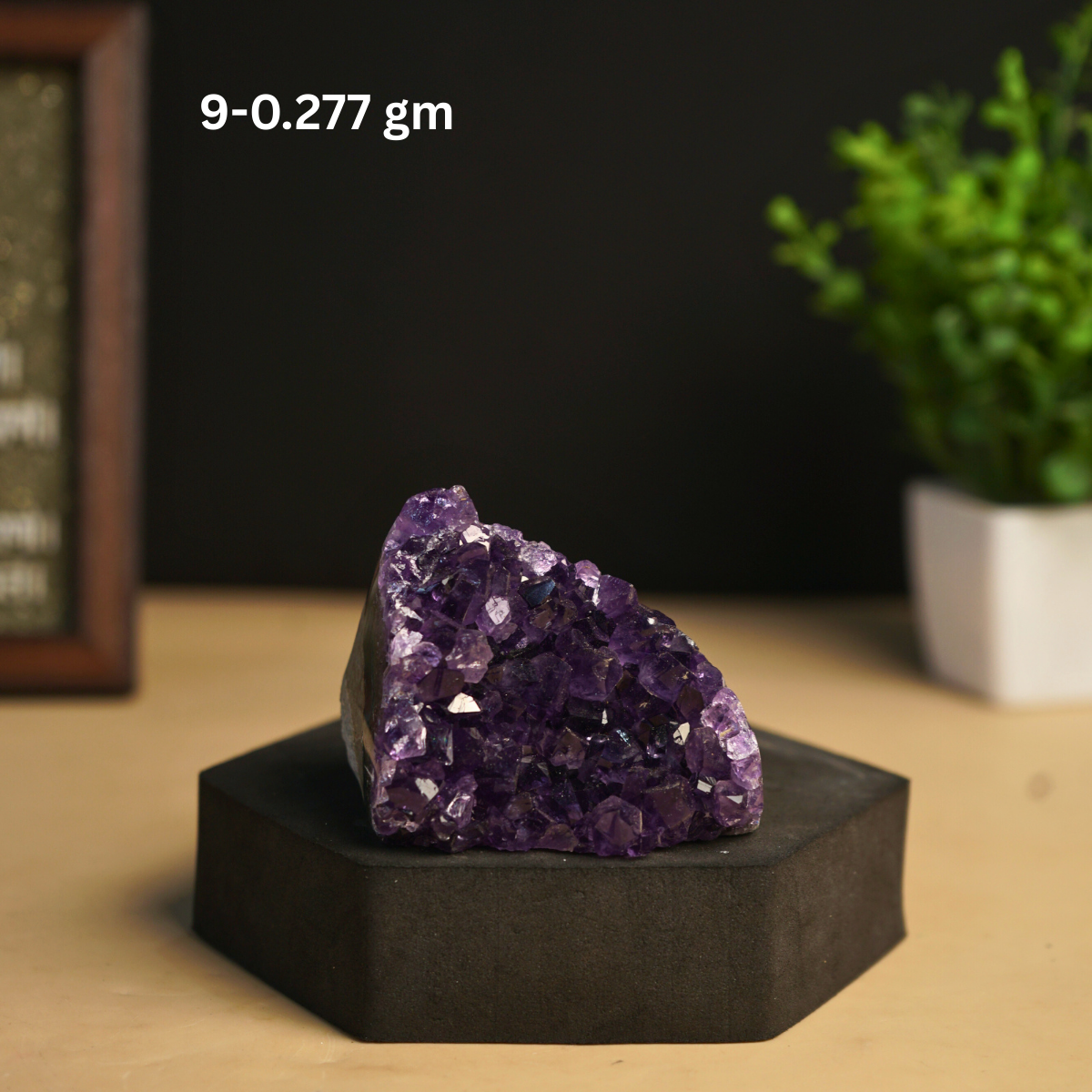 Amethyst mini / small geode-9 - 277 gm-Maitri Export | Crystals Store