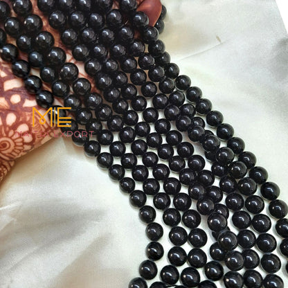 10mm loose crystal beads Line-Black Tourmaline-Maitri Export | Crystals Store