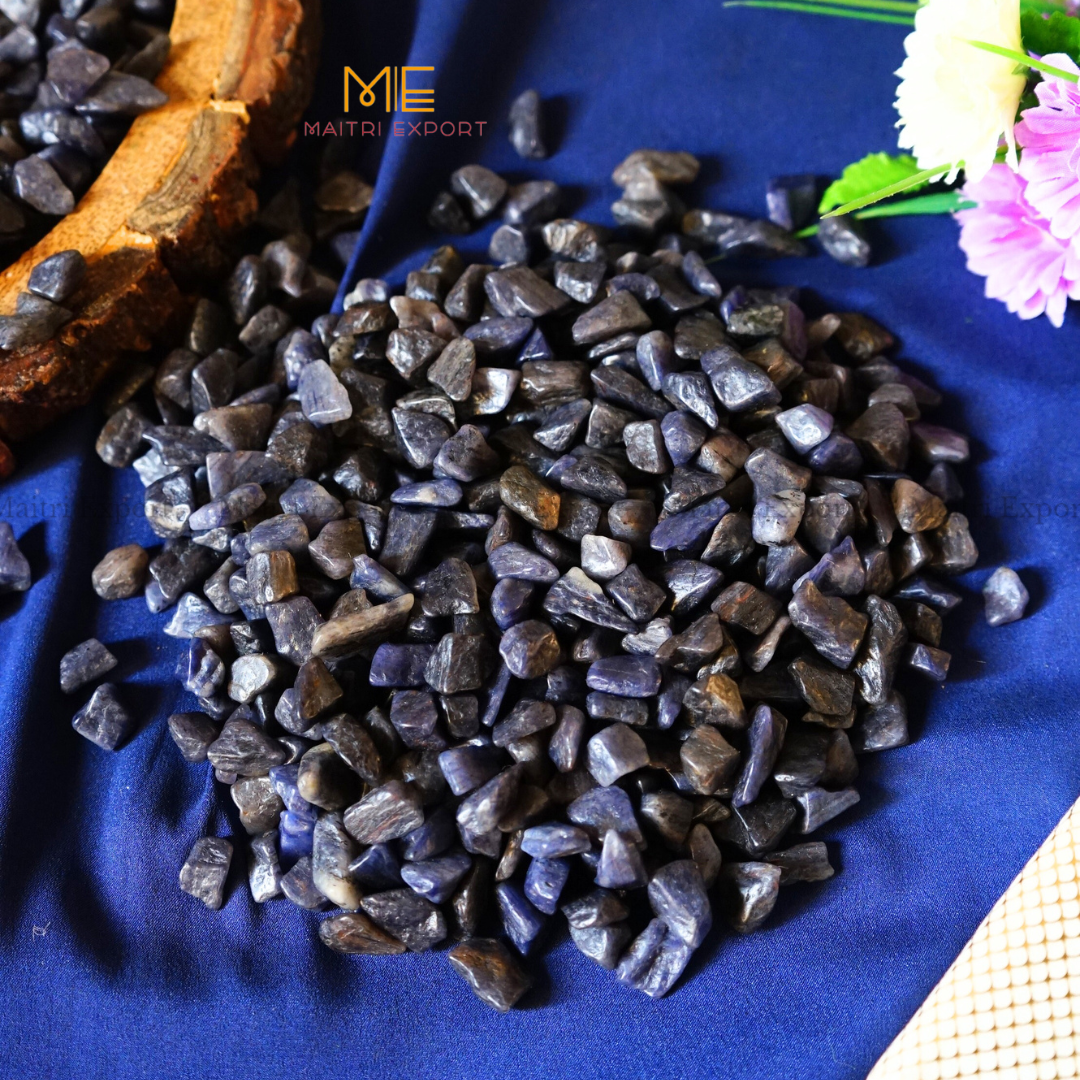10mm Chips-Blue Jade-500gm-Maitri Export | Crystals Store