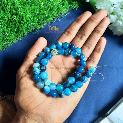 10mm loose crystal beads Line-Blue Onyx-Maitri Export | Crystals Store