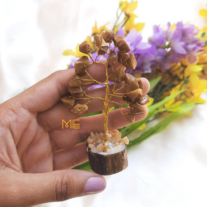 Mini Crystal Beads Tree( 25 Beads )-Golden Agate-Maitri Export | Crystals Store