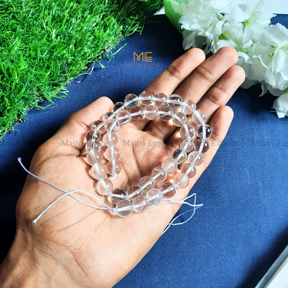 10mm loose crystal beads Line-Clear quartz-Maitri Export | Crystals Store