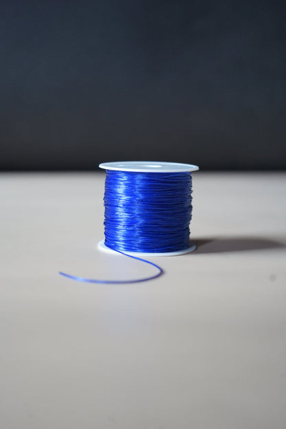 Elastic roll 50 meter-Blue-Maitri Export | Crystals Store
