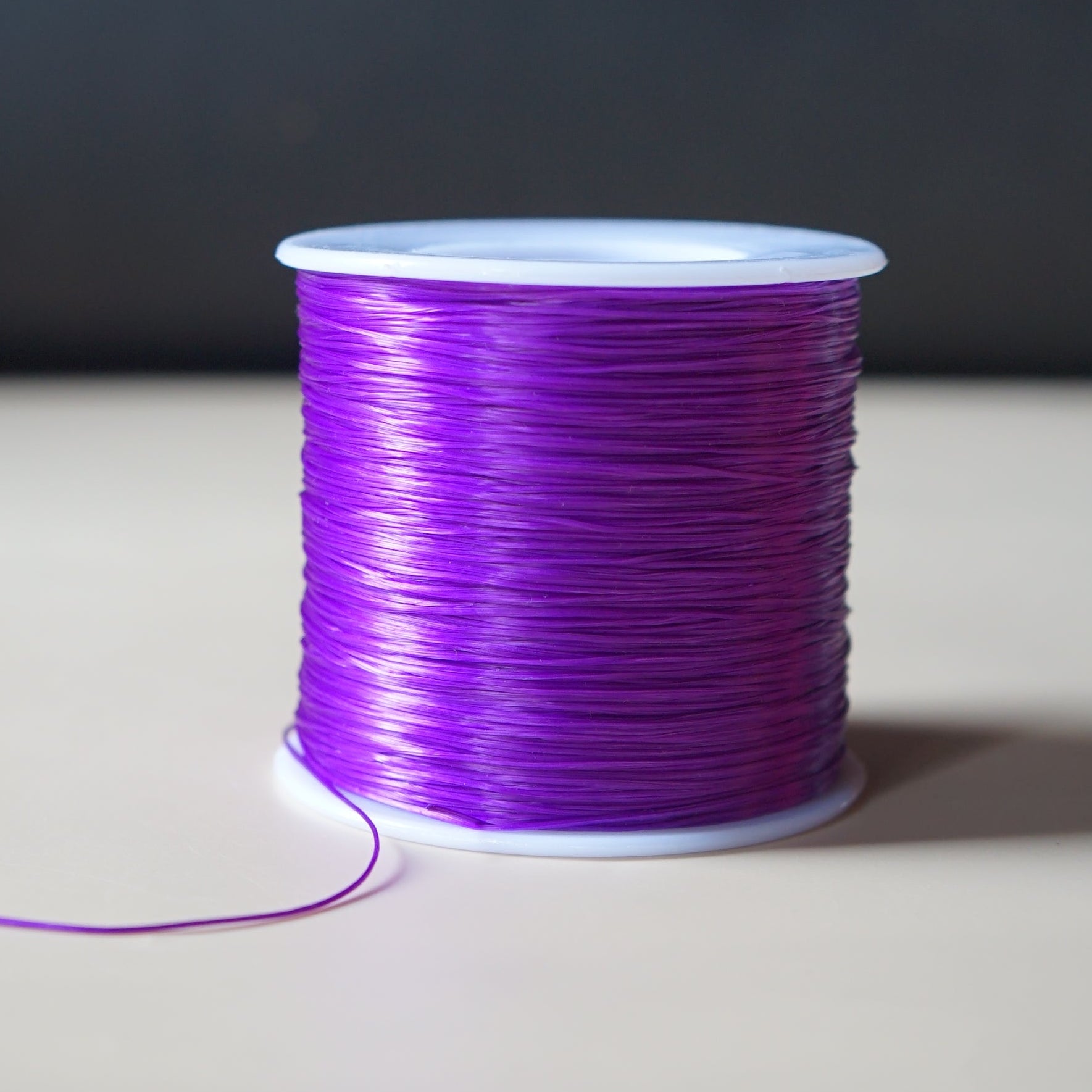 Elastic Roll 500 meter-Purple-Maitri Export | Crystals Store