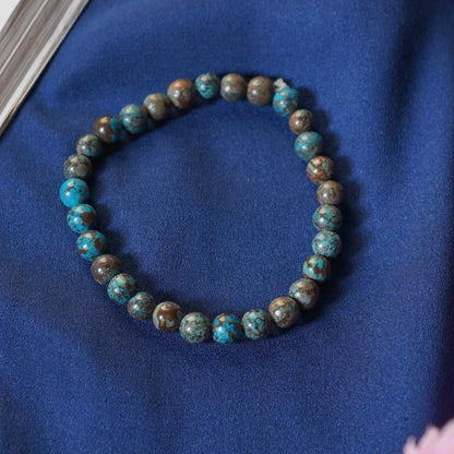 6mm round bead Stretchable crystal bracelets-Crazy lace Agate-Maitri Export | Crystals Store