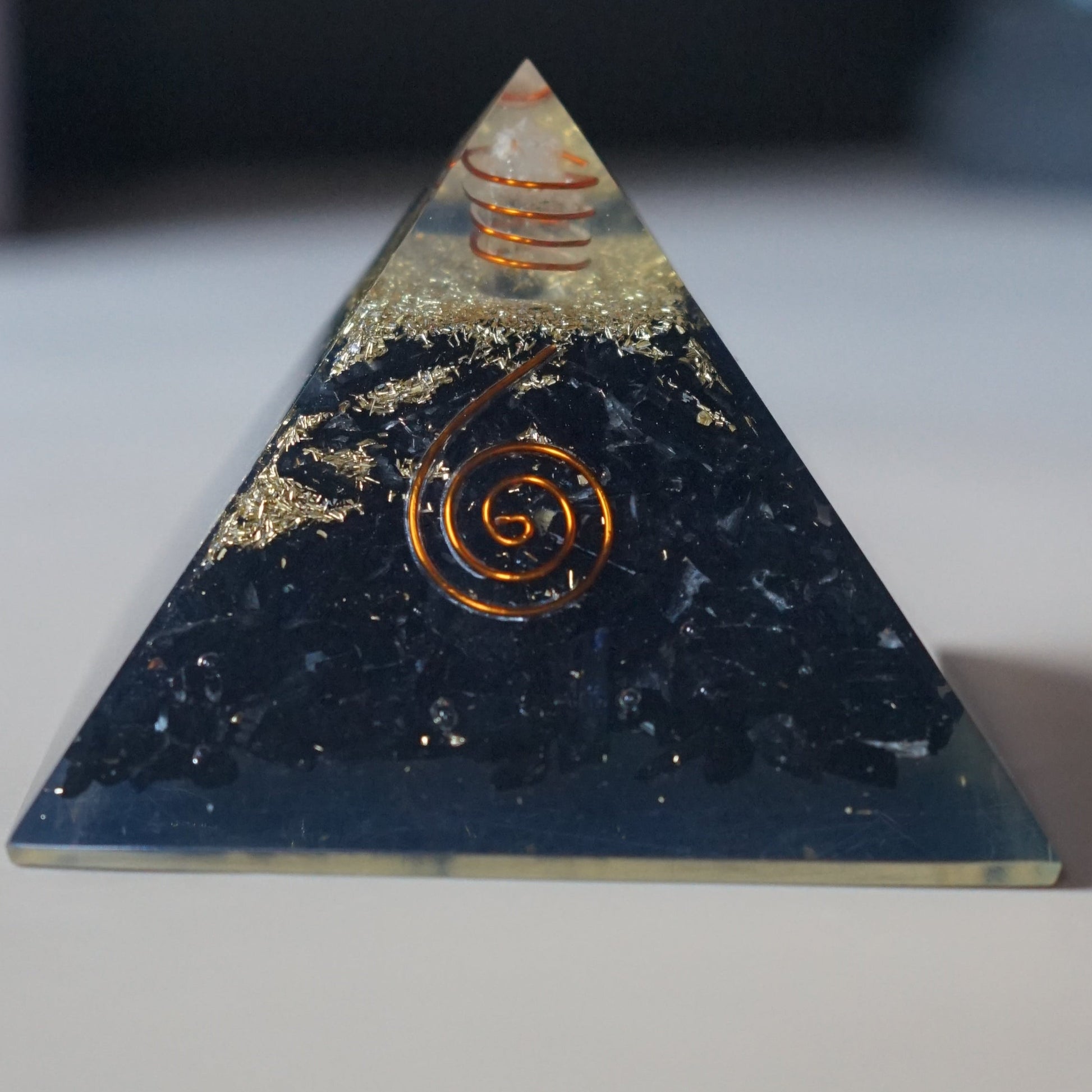 Single stone orgone pyramids-Black Tourmaline-Maitri Export | Crystals Store