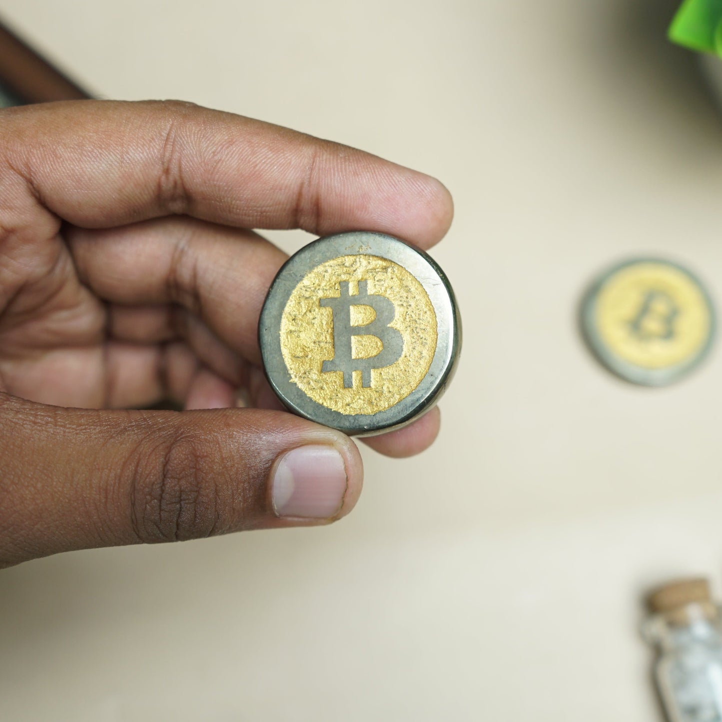 Pyrite Bitcoine Round-Maitri Export | Crystals Store