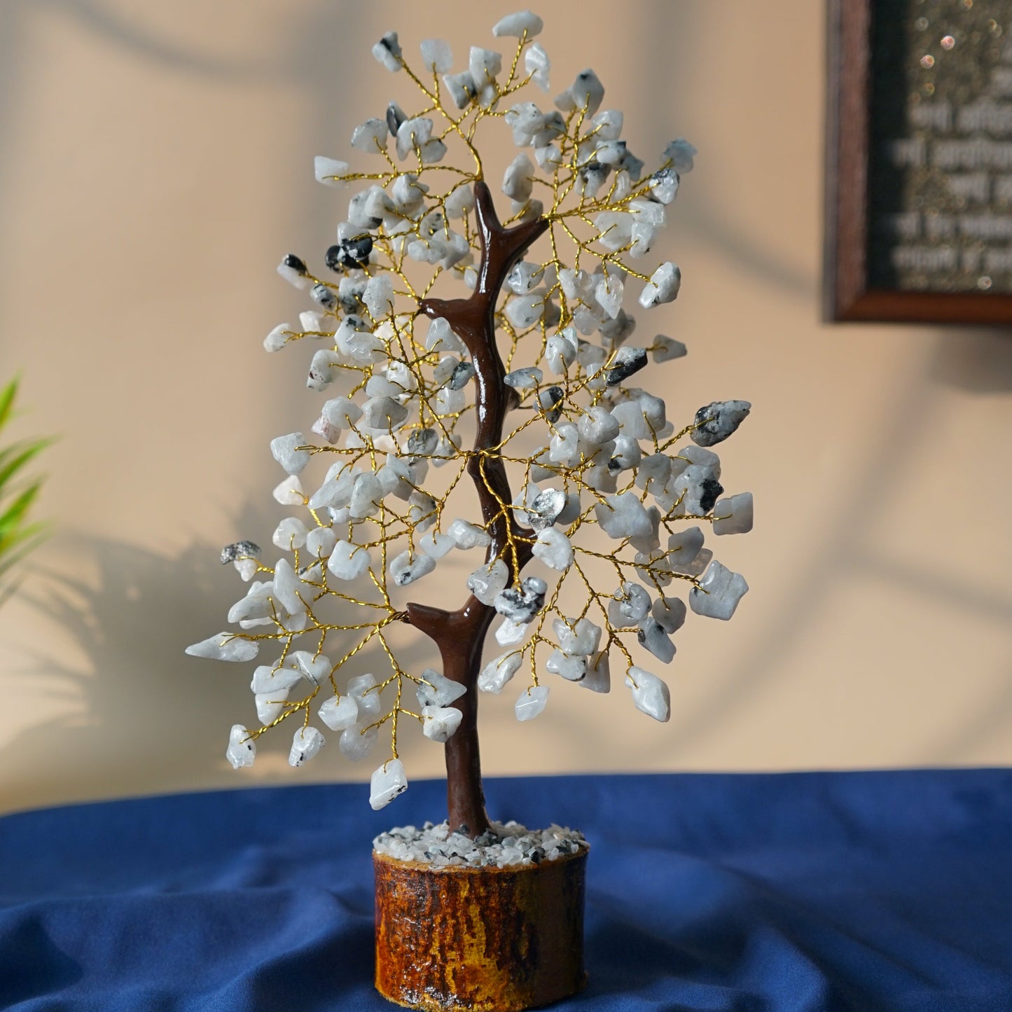 200 beads crystal stone tree-Rainbow Moonstone-Maitri Export | Crystals Store